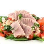 Cannellinibonen salade met gerookte tonijn
